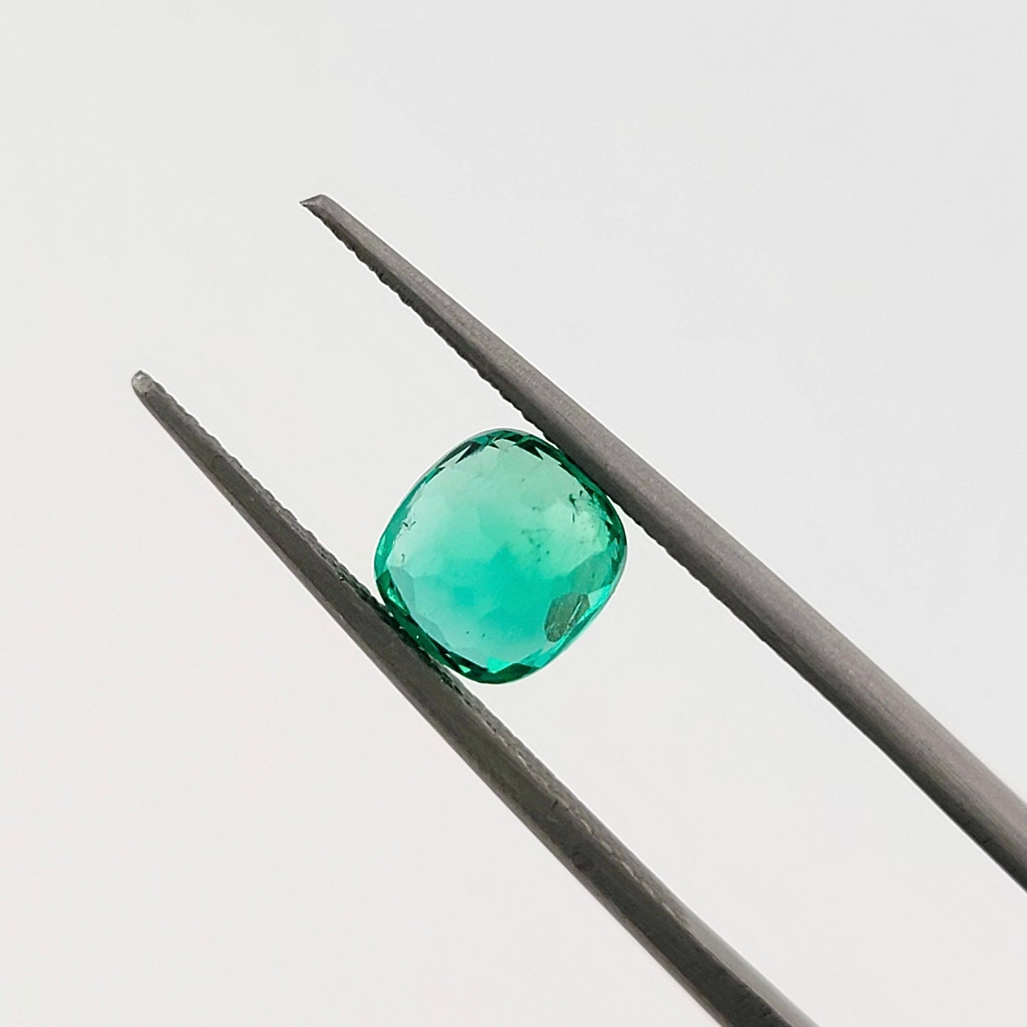 1.19 Ct. Cushion - Colombian Emerald - Emeralds Expert