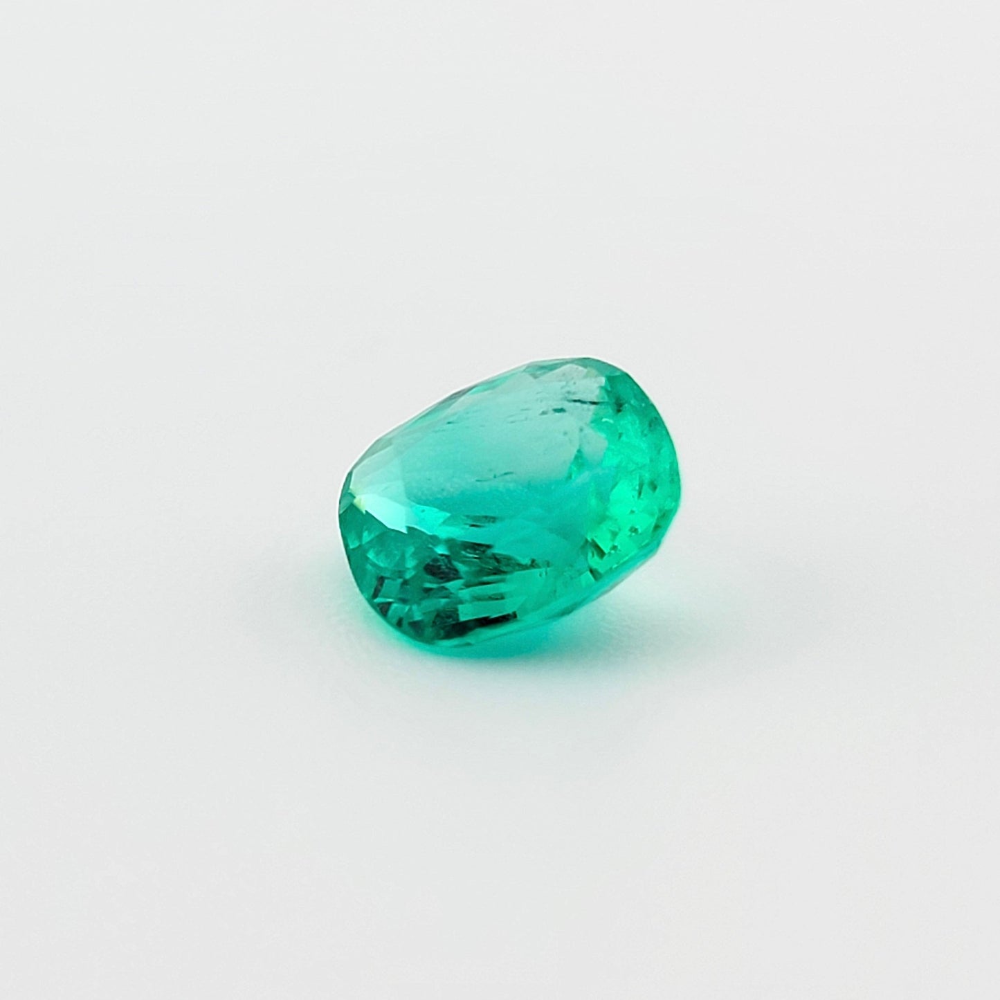 1.19 Ct. Cushion - Colombian Emerald - Emeralds Expert