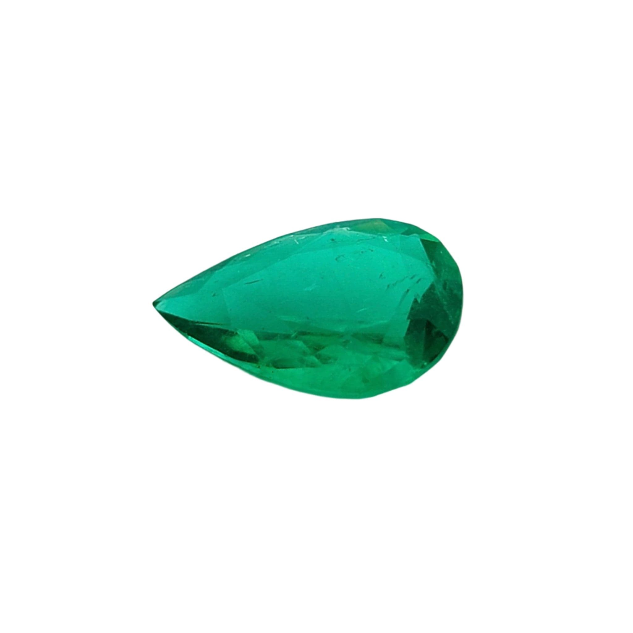 The Pear of Boyacá — 2.27 carat pear-cut Colombian emerald