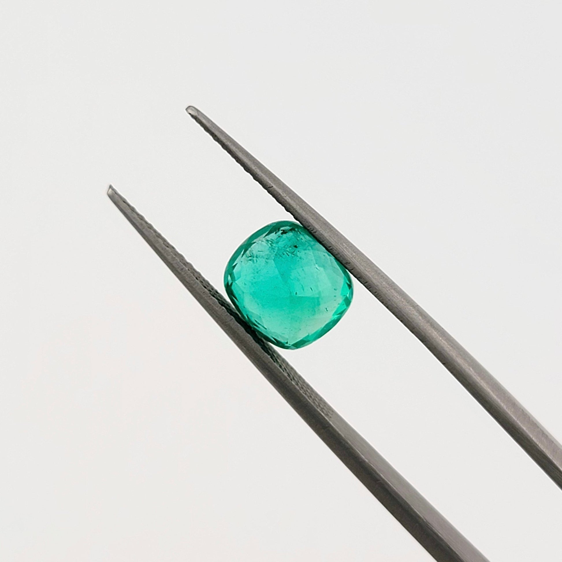 2.27 Ct. Cushion - Colombian Emerald - Emeralds Expert