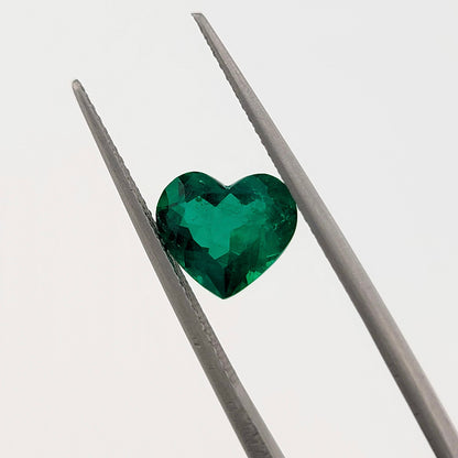 1.43 Ct. Heart - Colombian Emerald