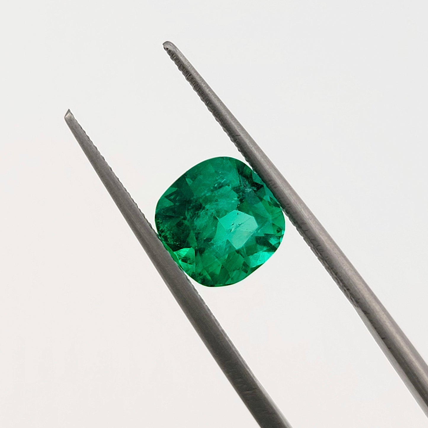 1.52 Ct. Cushion - Colombian Emerald