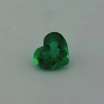 2.11 Ct. Heart - Colombian Emerald